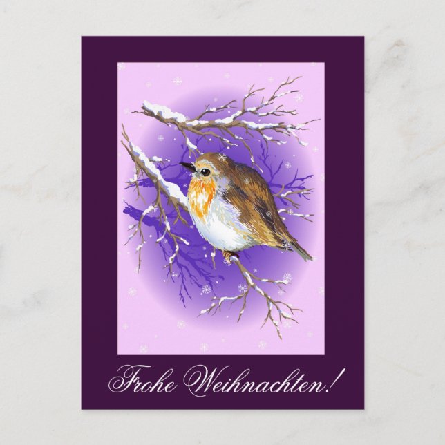 Frohe Weihnachten! Postcard (Front)