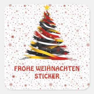 FROHE WEIHNACHTEN STICKER