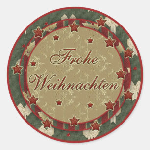 "Frohe Weihnachten" sticker