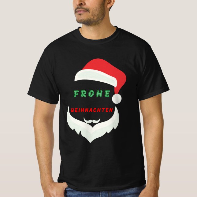 frohe weihnachten T-Shirt (Front)