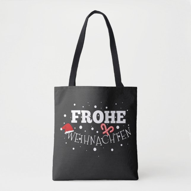 Frohe Weihnachten Tote Bag (Front)