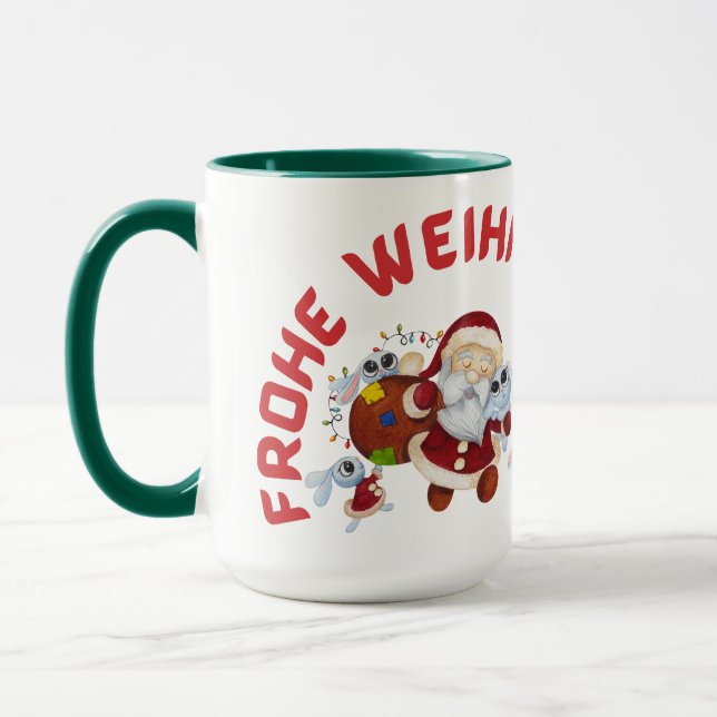 frohe weihnachten,weihnacht,weihnachte,weihnachts, mug (Left)