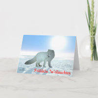 Fröhliche Weihnachten - Arctic Fox
