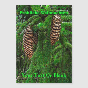 Fröhliche Weihnachten - Cones And Needles