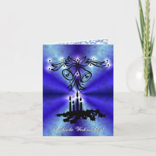 Fröhliche Weihnachten , Deutsch Holiday Card