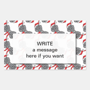 Fröhliche Weihnachten! Rectangular Sticker