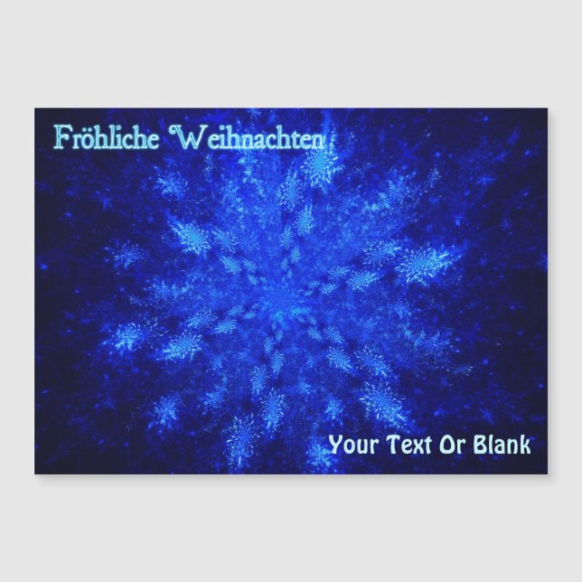 Fröhliche Weihnachten - Snowburst (Front)