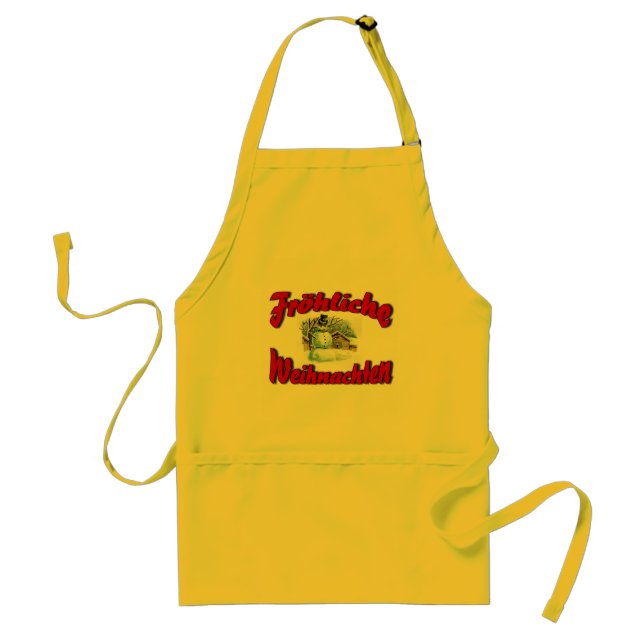 Fröhliche Weihnachten Standard Apron (Front)