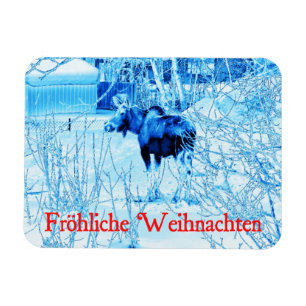 Frohliche Weihnachten - Urban Moose Magnet