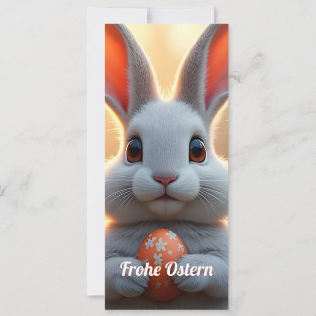 Fröhlicher Osterhase im Zauber des Frühlings (Front)