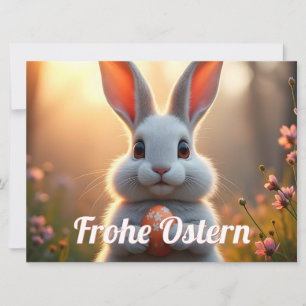 Fröhlicher Osterhase im Zauber des Frühlings