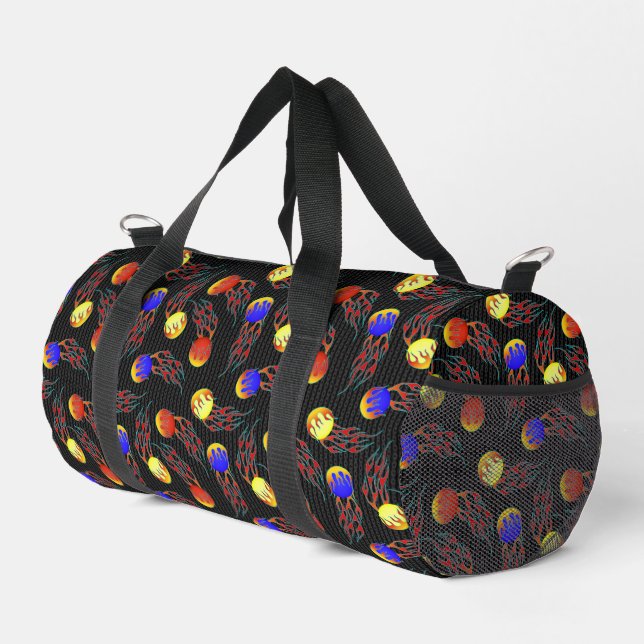 Frolf - Flaming Disc Golf Duffle Bag (Right Corner)