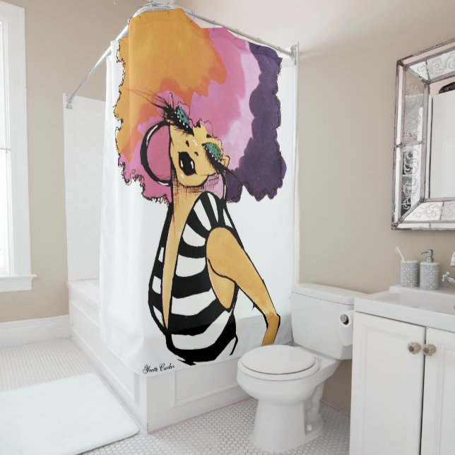 Frolicious Shower Curtain (In Situ)