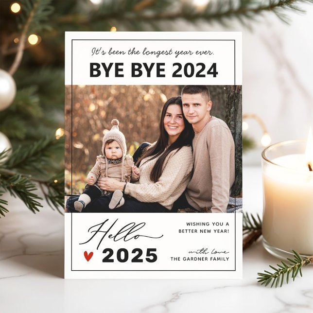 From 2024’s End to 2025’s Beginning Photo Holiday Card (Creator Uploaded)