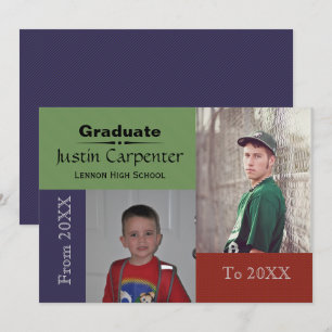 From 20XX To 20XX 2 Photo - Grad Announcement