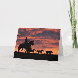 From Across the Miles Cowboy Birthday Card