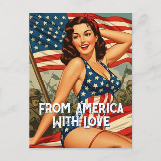 From America With Love / Susan Postcard