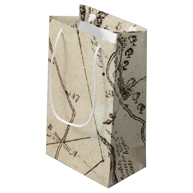 From Annapolis to New Kent Courthouse 74 Small Gift Bag (Back Angled)