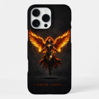 From Ashes Fire Angel iPhone 16 Pro Max Case