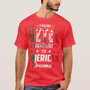 From Aztec Warriors to American Dreamers Mexican F T-Shirt