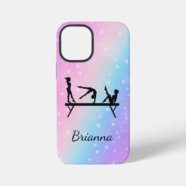 From Beam to Phone Personalised Gymnastics iPhone Case (Back)