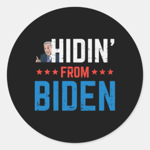 From Biden Anti-biden Harris Creepy Joe Republican Classic Round Sticker