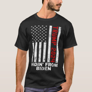 From Biden Kids Men Trump 2024 Flag Anti Joe Biden T-Shirt