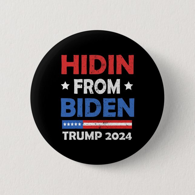 From Biden Trump 2024 Funny Anti Joe Biden Men Wom 6 Cm Round Badge (Front)