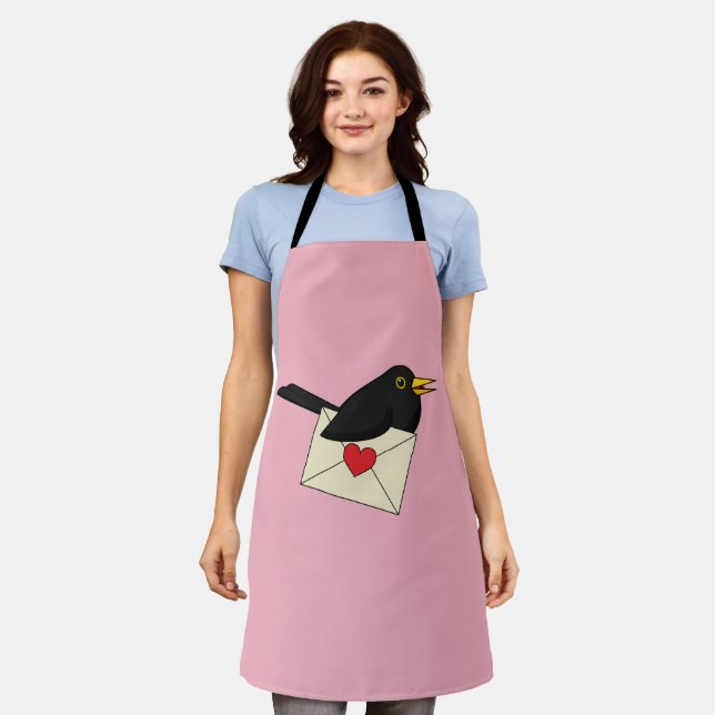 From Blackbird with Love Apron (Worn)