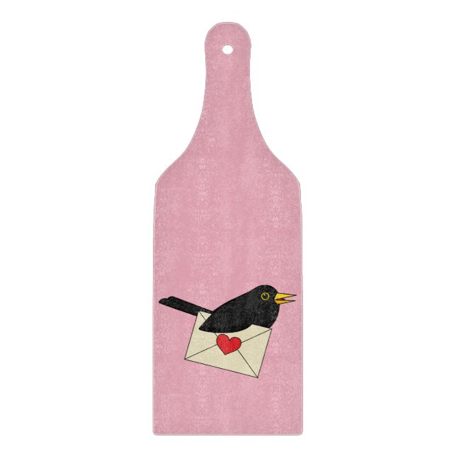 From Blackbird with Love Cutting Board (Front)