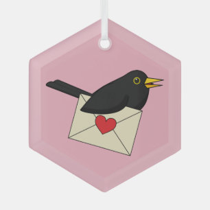From Blackbird with Love Glass Tree Decoration
