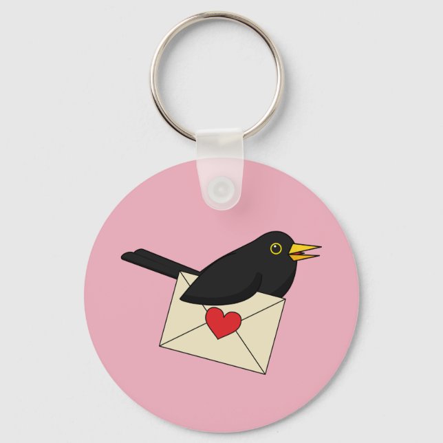 From Blackbird with Love Key Ring (Front)
