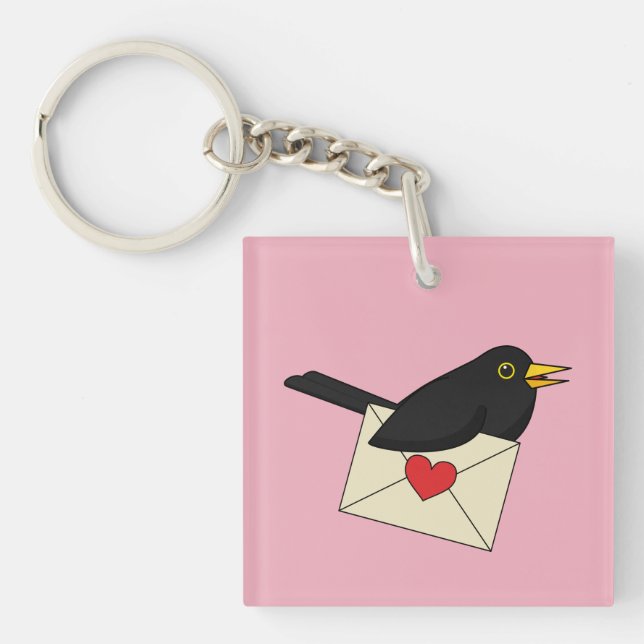 From Blackbird with Love Key Ring (Front)