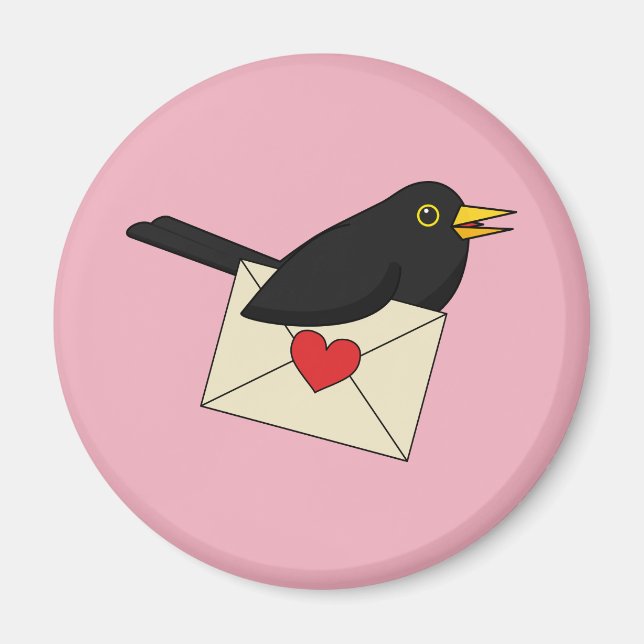 From Blackbird with Love Magnet (Front)