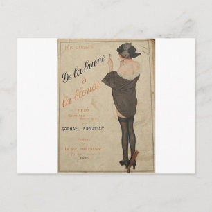 From Brown to Blonde by Raphael Kirchner Postcard