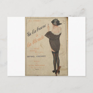From Brown to Blonde by Raphael Kirchner Postcard