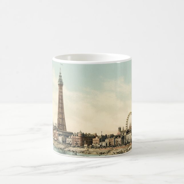 From Central Pier, Blackpool, England Coffee Mug (Center)