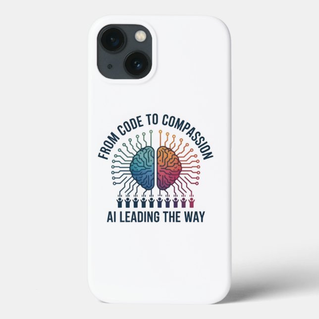 From Code to Compassion – AI Leading the Way Case-Mate iPhone Case (Back)
