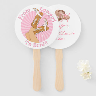 from cow girl to bride,bridal shower stylish hand fan