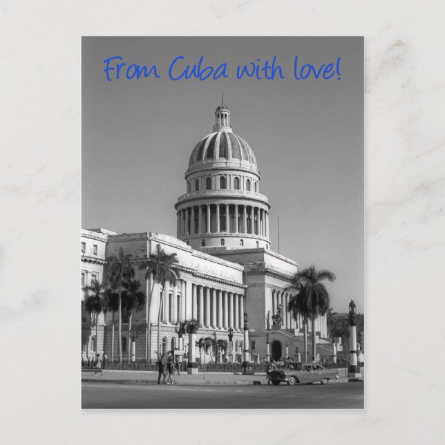 From Cuba with love Postcard (Front)