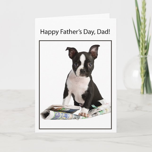 From Dog Father's Day Newspaper Humour Card (Front)