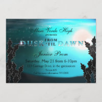 From DUSK till DAWN Wedding Prom Party Invitations
