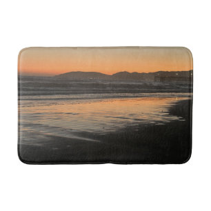 From Dusk Till Twilight At The Beach Photo Print Bath Mat