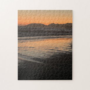 From Dusk Till Twilight At The Beach Photo Print Jigsaw Puzzle
