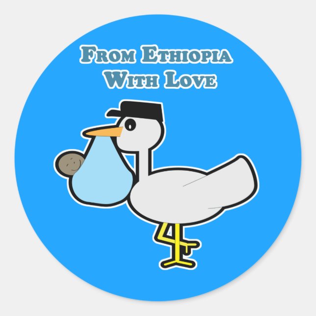 From Ethiopia with Love Sticker/Envelope Seal (Front)