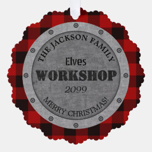 From Family's - Elves Workshop - Gift Tag Tree Decoration Card