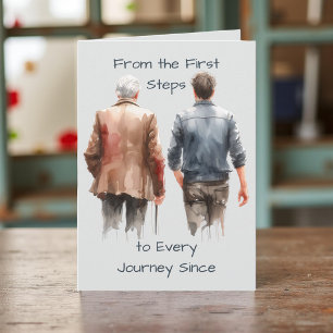 From First Steps, Every Journey Happy Father's Day Card