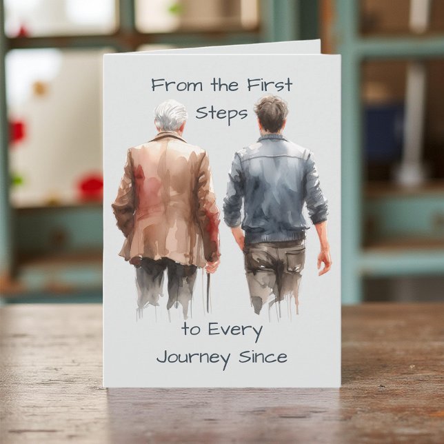 From First Steps, Every Journey Happy Father's Day Card (Creator Uploaded)