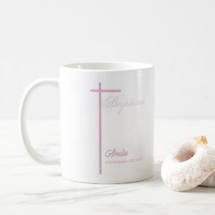 From Godmother on Baptism of Girl Personalised Coffee Mug