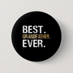 From Granddaughter Grandson Best Grandfather 6 Cm Round Badge